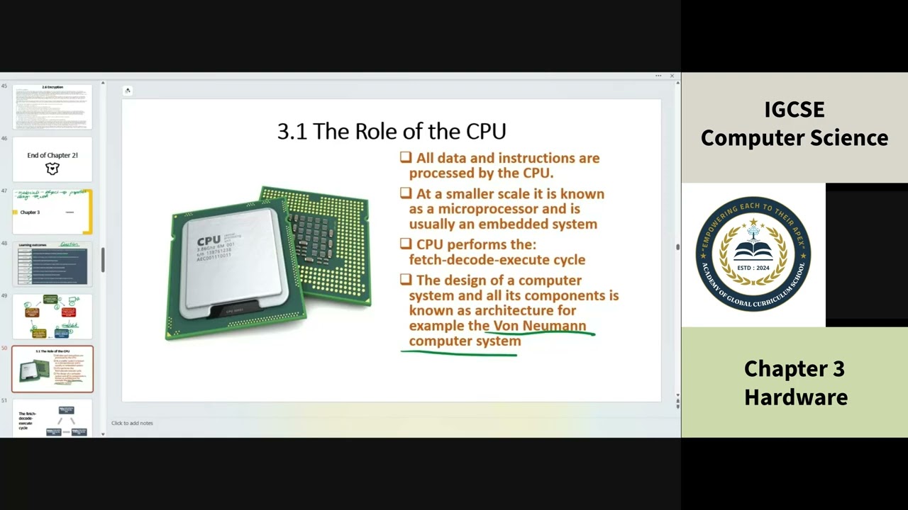 IGCSE Computer Science   Chapter 3