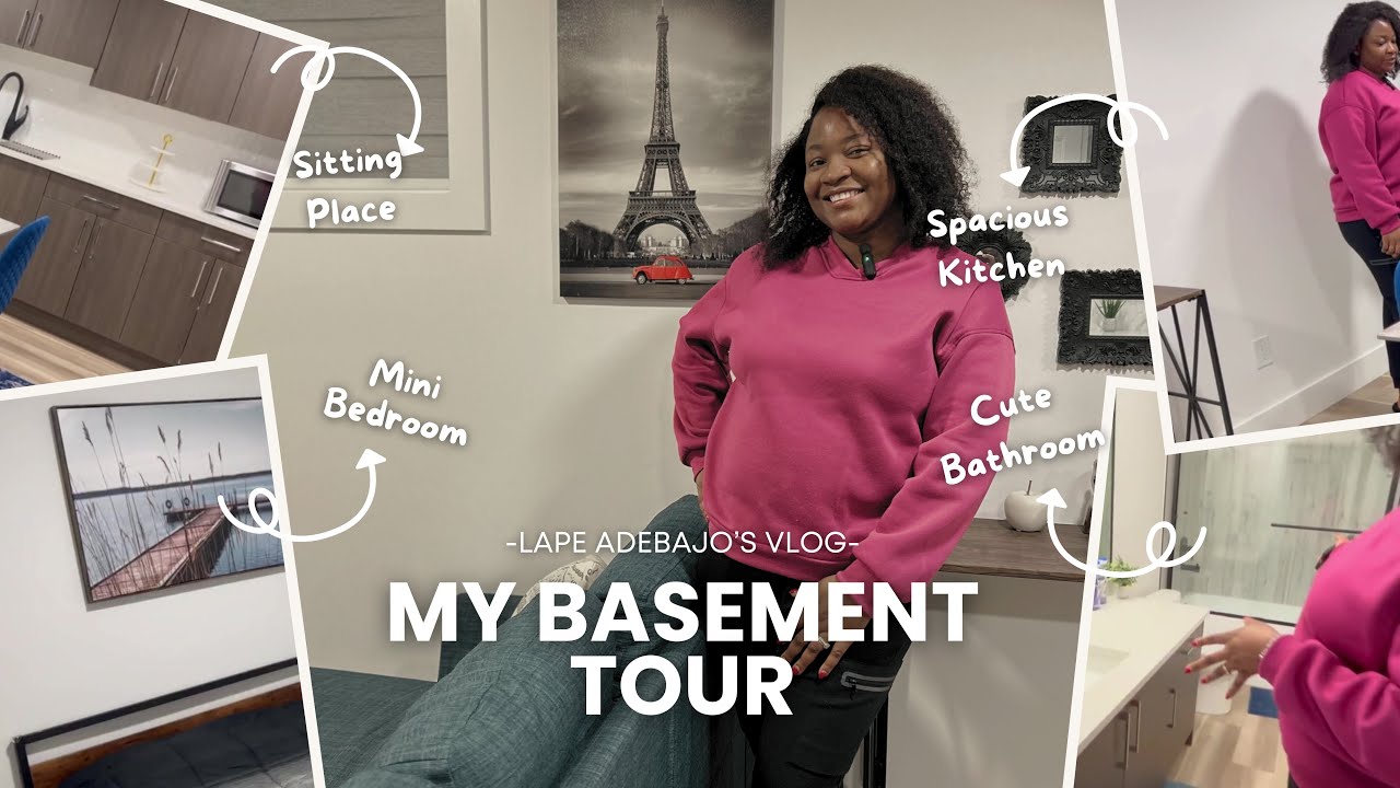 Furnished Basement Apartment Tour | Edmonton Home Tour