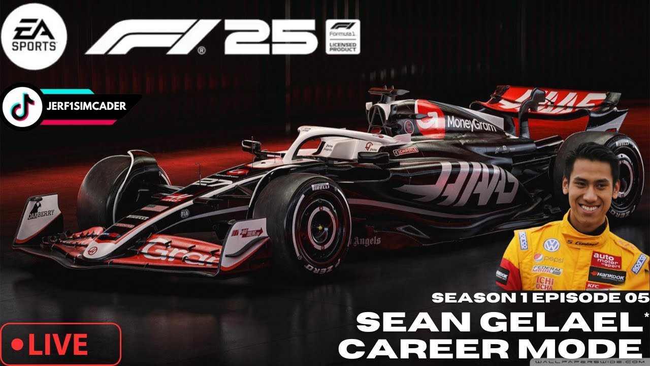 Sean Gelael Driver Career F1 25 Gameplay S1 E05 (DOUBLE STREAM)