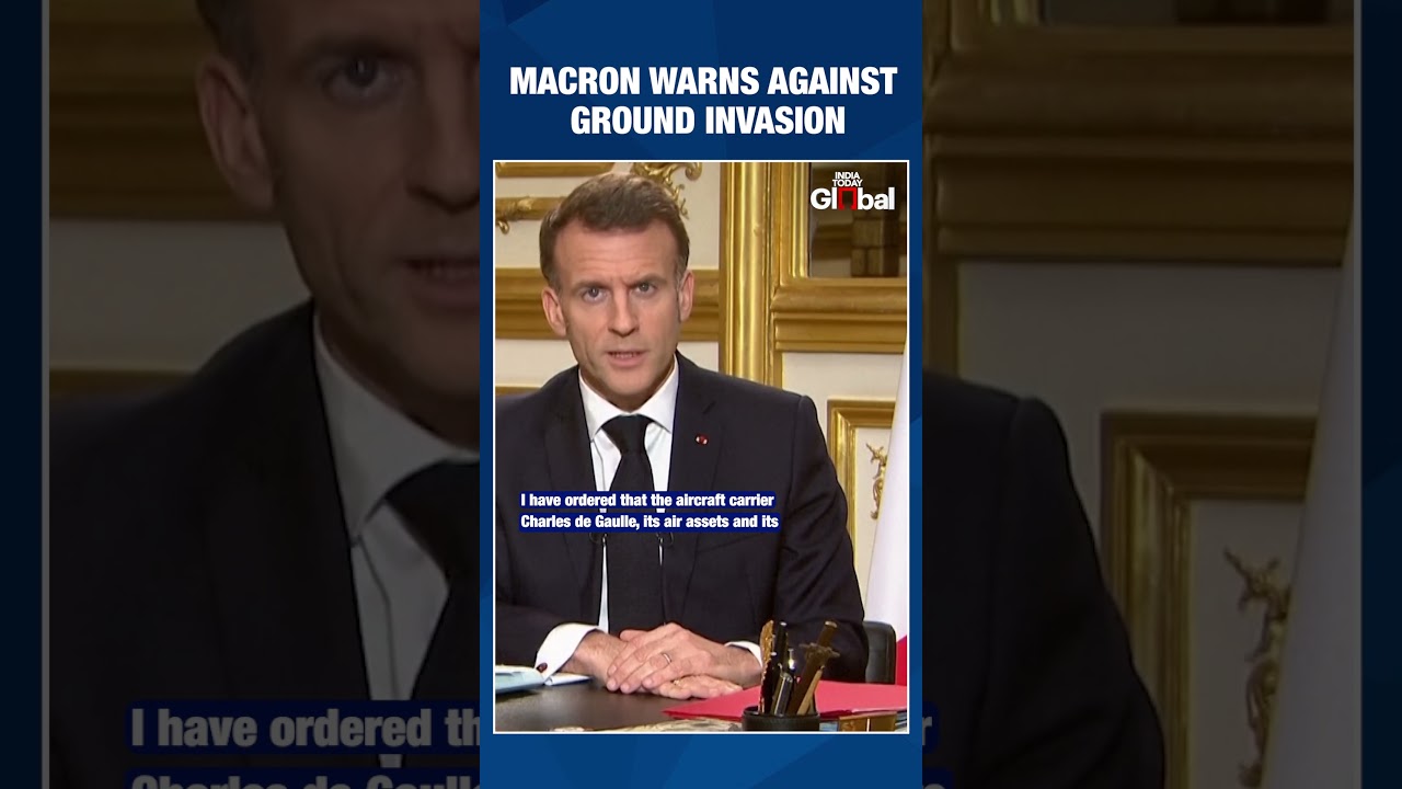 French President Emmanuel Macron Deploys Charles de Gaulle To Mediterranean Amid Escalation