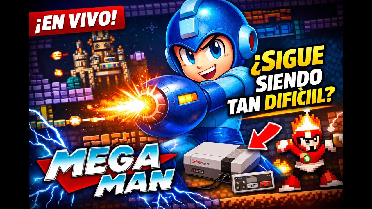🔥 MEGA MAN NES en VIVO | ¿Aún es TAN DIFÍCIL como recuerdas? ⚡ Retro Challenge