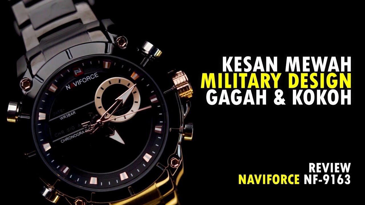 REVIEW NAVIFORECE NF 9163 - JAM TANGAN DUAL TIME