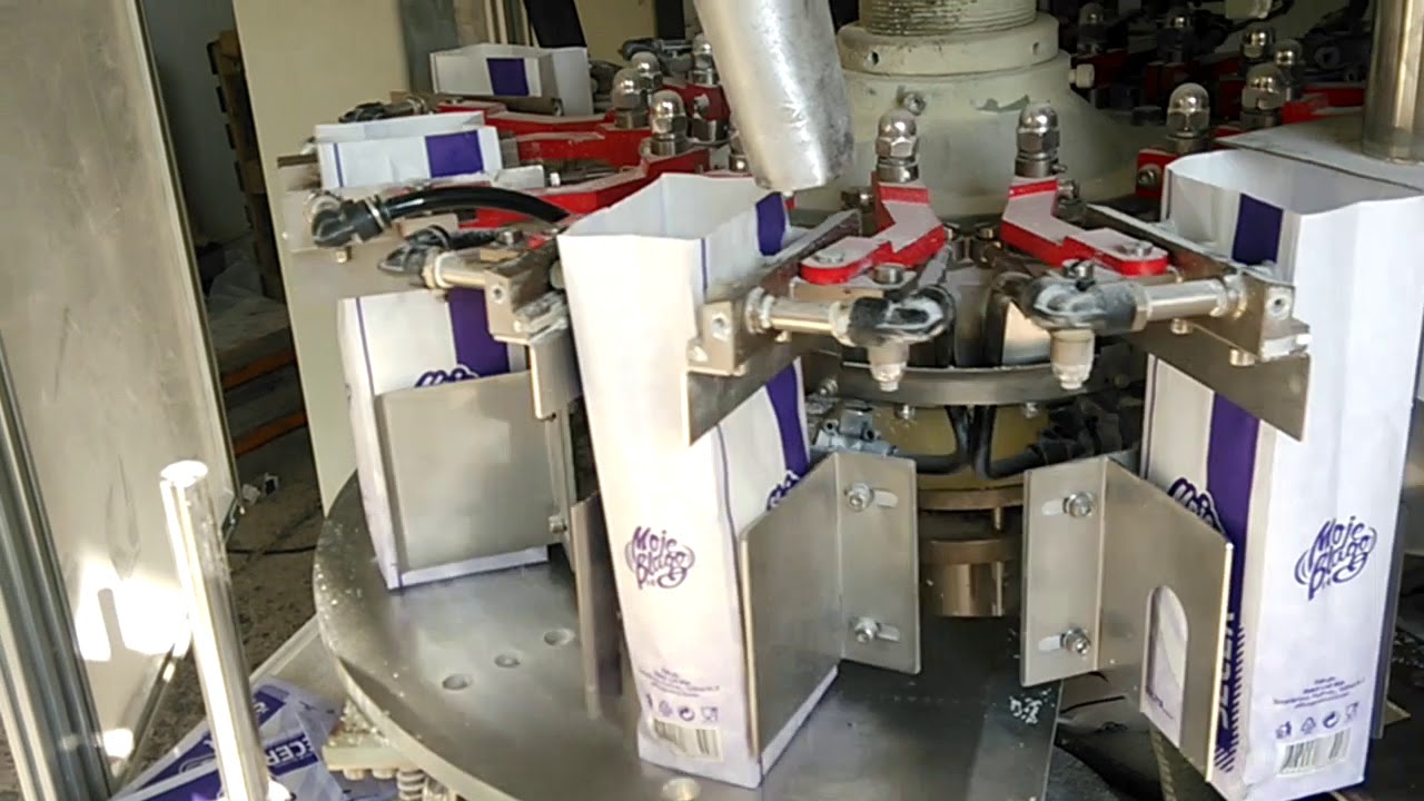 1kg 2kg salt  sugar  Kraft Paper Bag Given Packaging Machine  China Factory