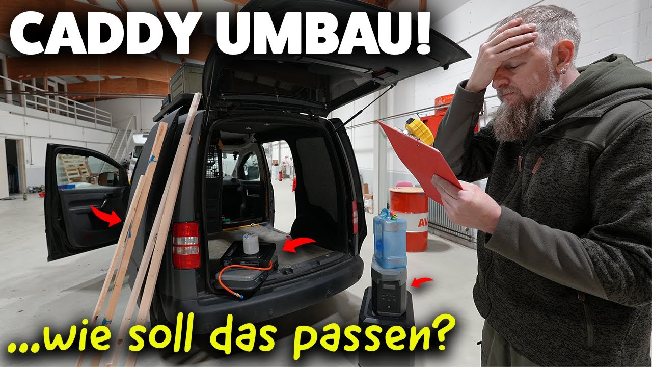 Das wird eng… 😅 Caddy leer, Ideen voll – so startet mein Umbau 2026