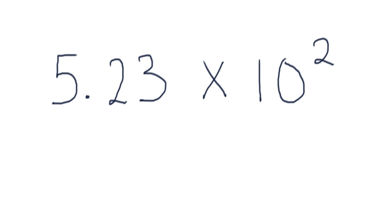 Standard form of a number