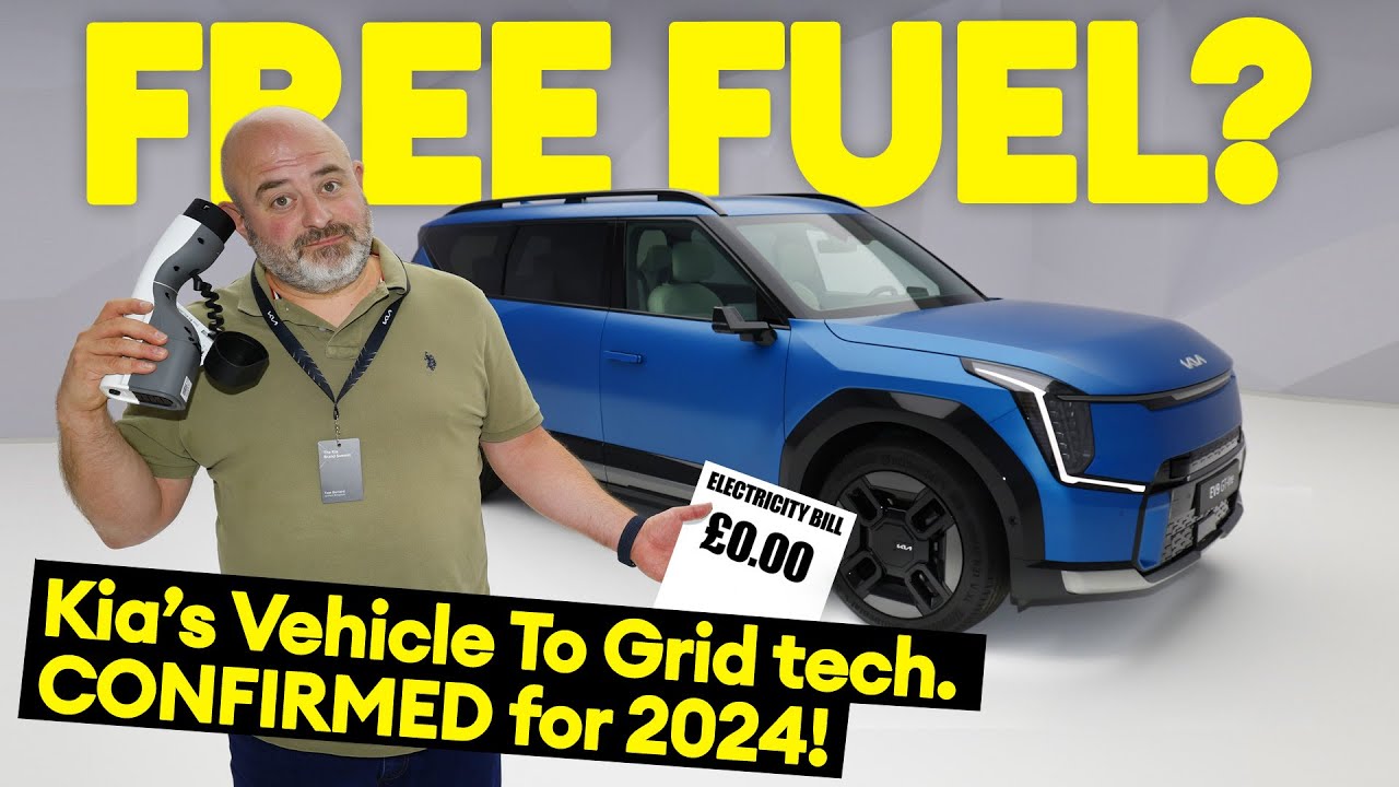 Fancy FREE FUEL forever? Kia’s incredible Vehicle To Grid system goes live NEXT YEAR.