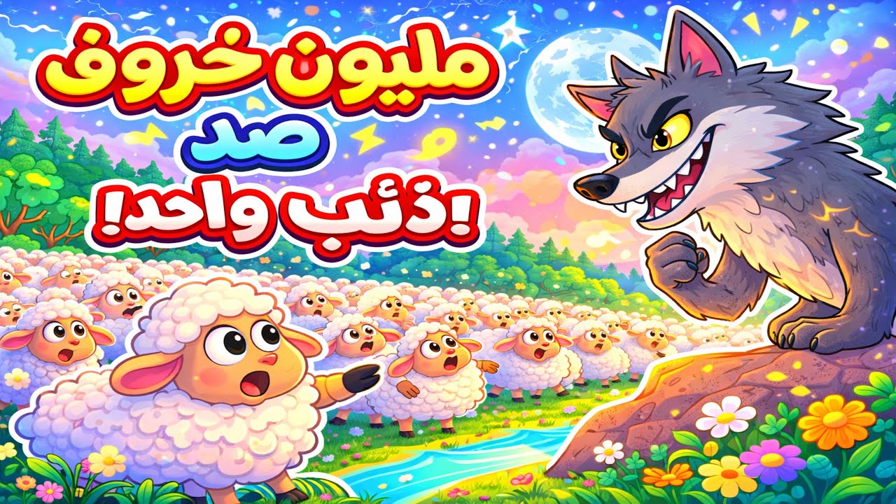 🐑✨ مِلْيُون خَرُوف... وَذِئْب وَاحِد! 😲