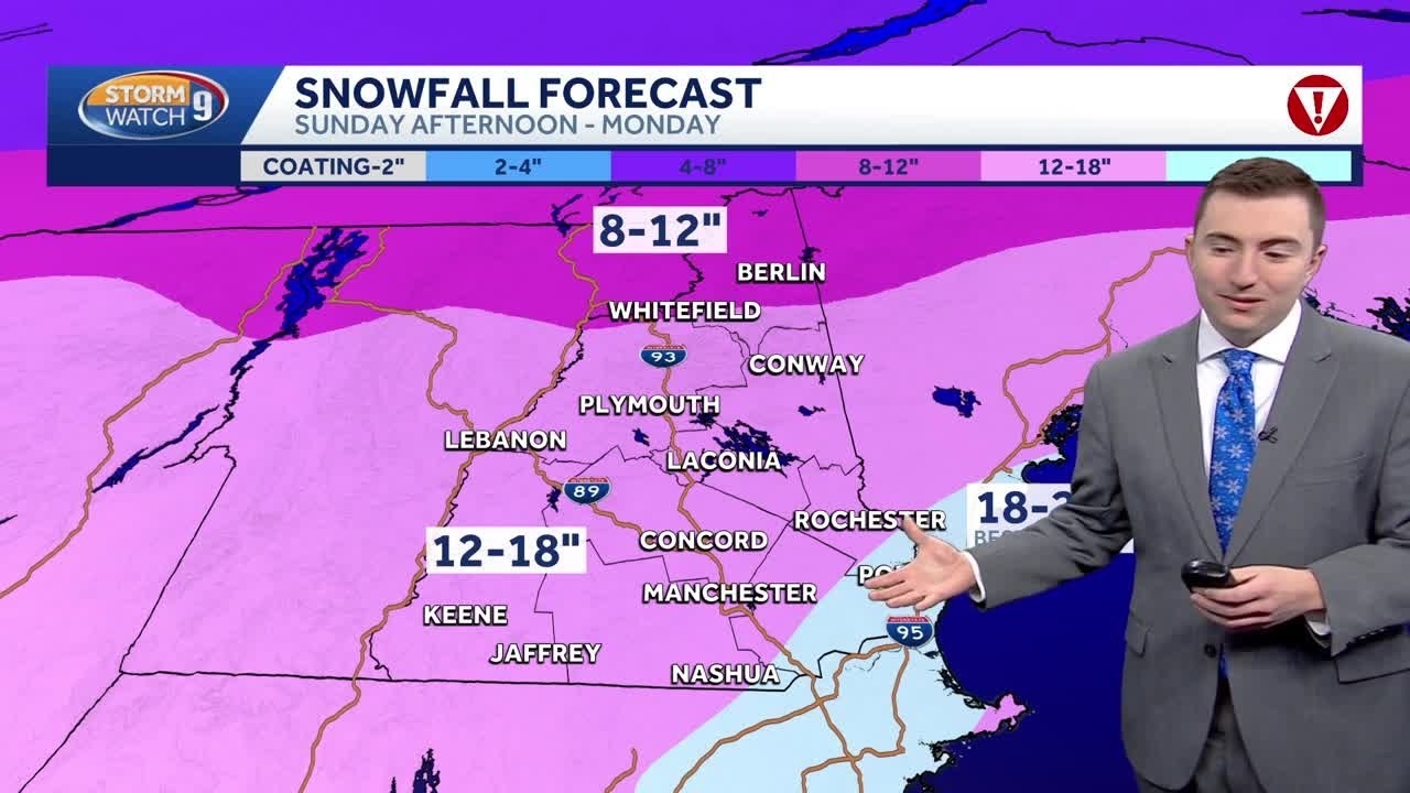 Video: Bitter cold Saturday morning, heavy snow approaching