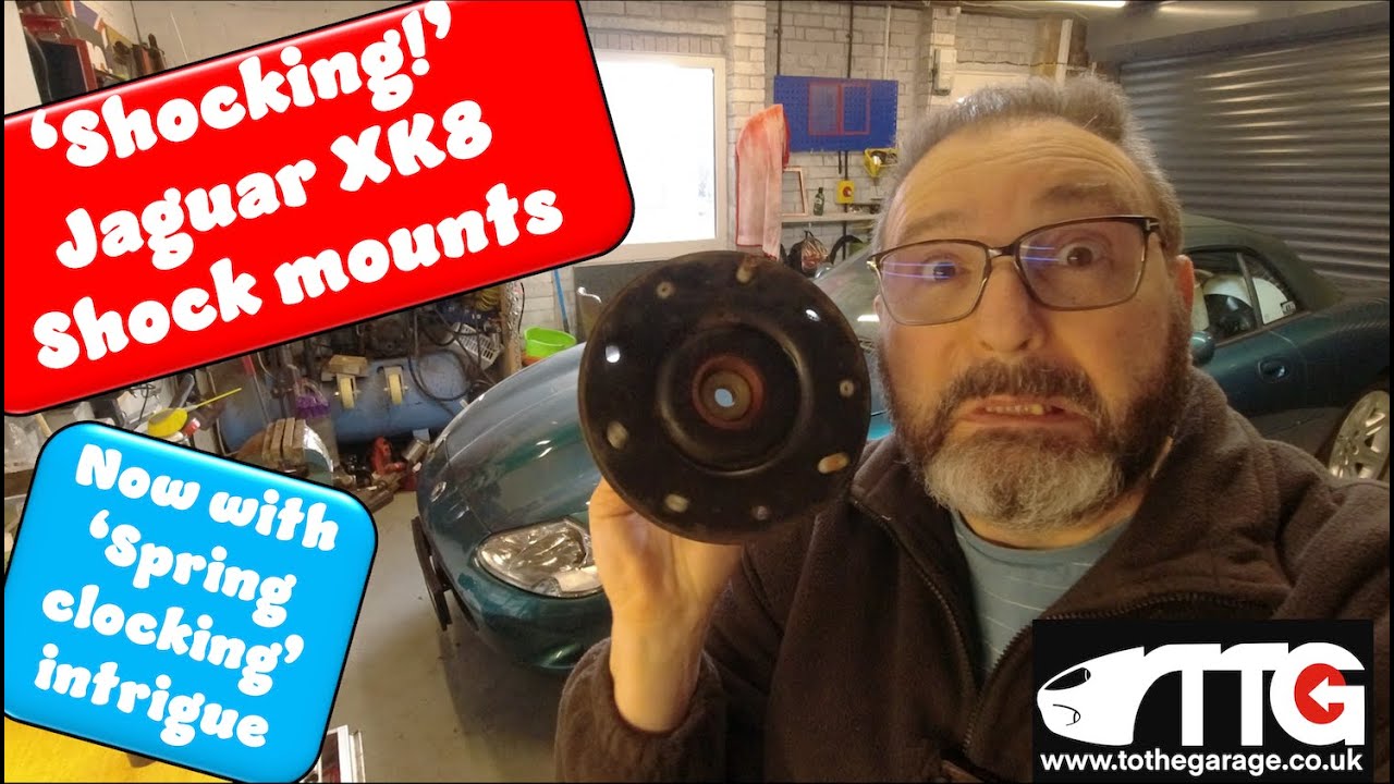 shocking jaguar xk8 x100 shock mounts and spring clocking intrigue includes upgraded shock mounnts