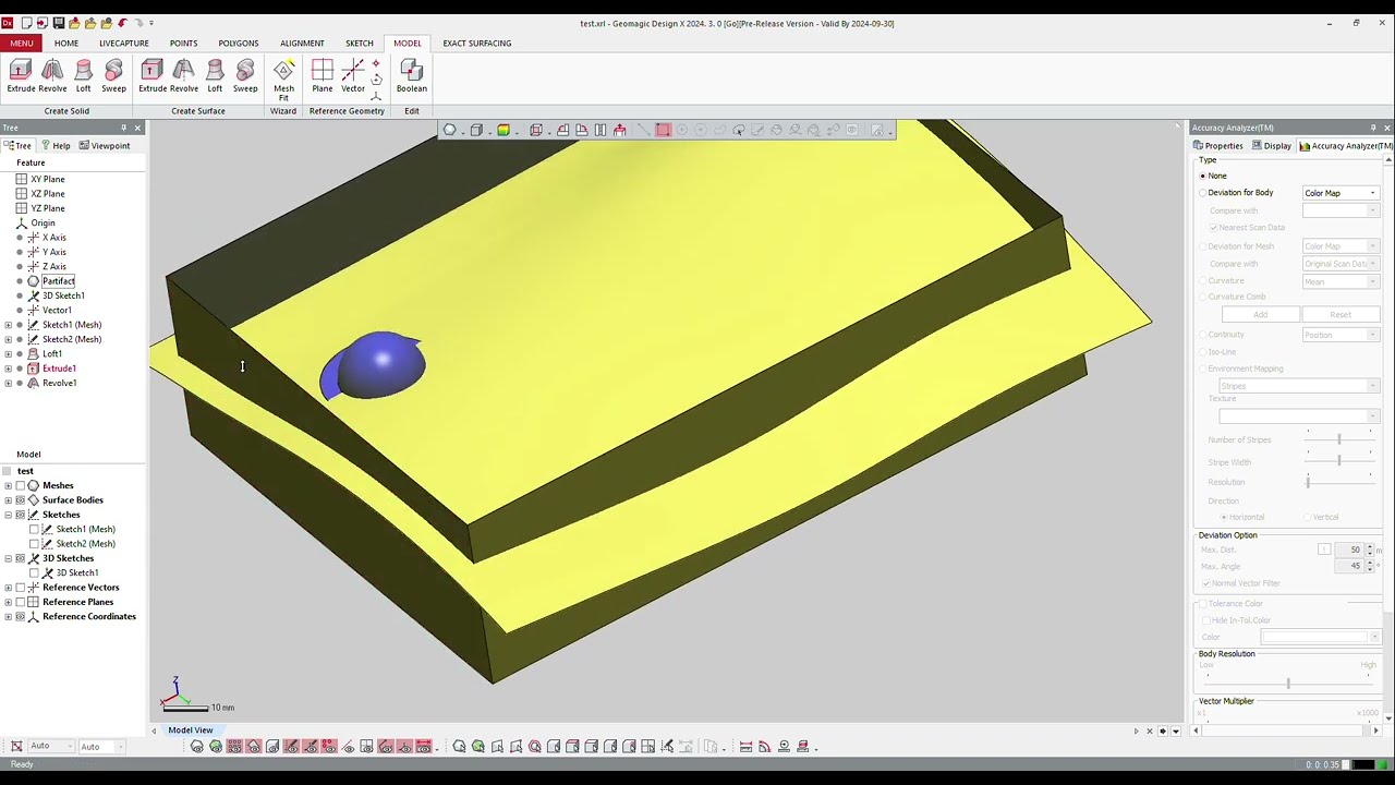 Basic Surface Tools | Geomagic Design X Tutorial