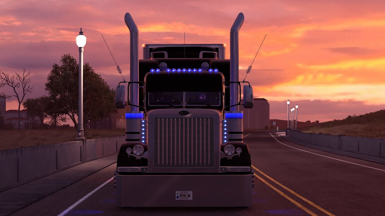 Rollin' 389  Peterbilt  Laurel MT - Butte MT  Zeemods C16   American Truck Simulator ATS 1.45