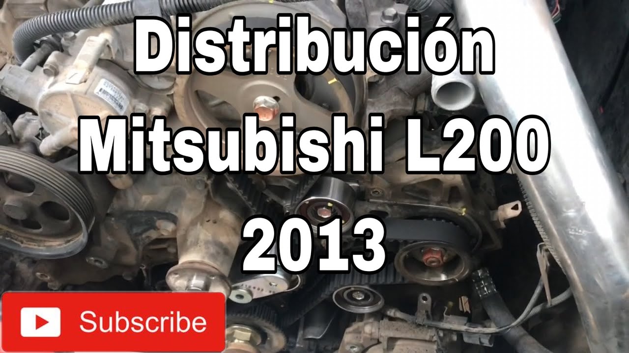Cambio de kit de distribucion Mitsubishi L200