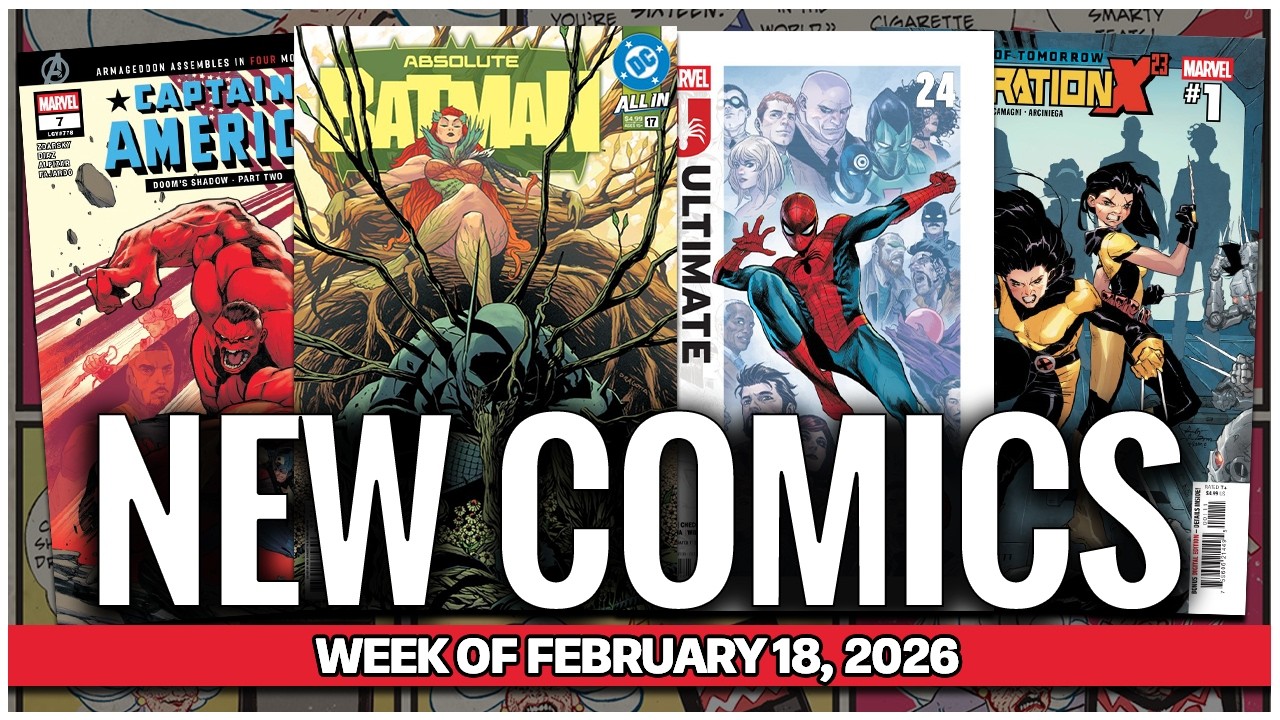 Анонс новых комиксов 18.02.2026 - ФИНАЛЬНЫЙ двойной показ Absolute Batman и Ultimate Spider-Man!