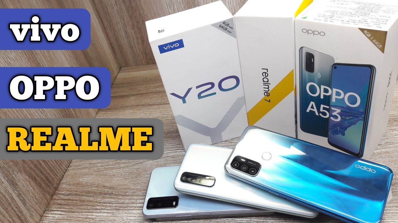 Realme 7 vs Vivo Y20 vs Oppo A53 - Which Should You Buy ?