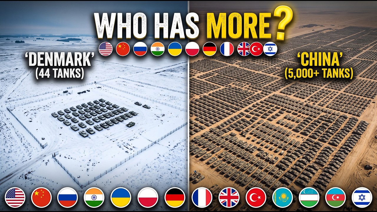 Main Battle Tanks Comparison: Who Has More? (0 to #1)