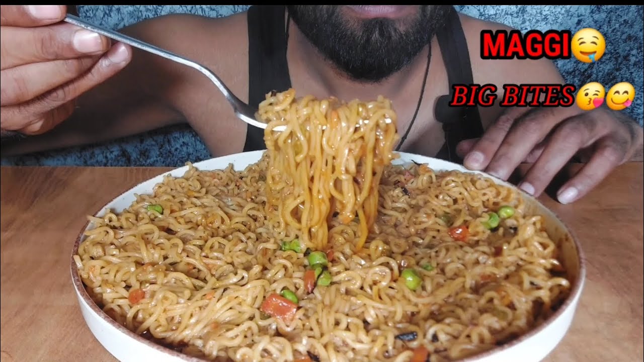 ASMR EATING:SPICY MAGGI/NOODLES|MUKBANG|ASMR|INDIANEATINGFOOD|FOODCHALLENGE