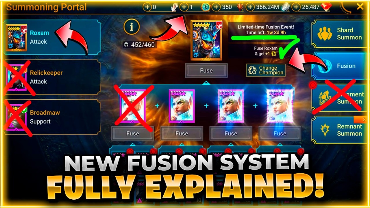 PLARIUM REPLIED... Everything You Need To Know About The New Fusion System! Raid: Shadow Legends