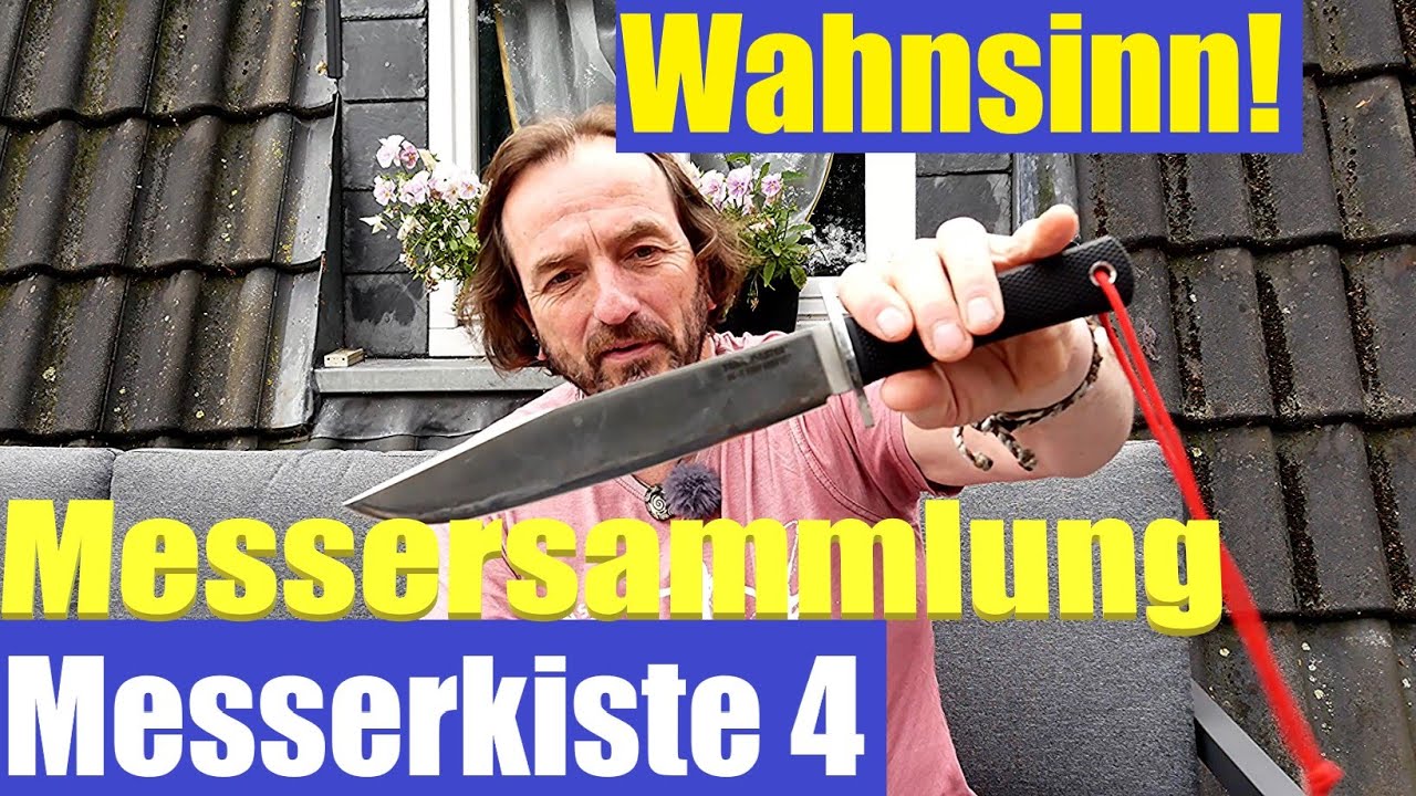 Wahnsinn I Meine Messersammlung I Kistenweise Messerkiste No.4 I #umtermesserung