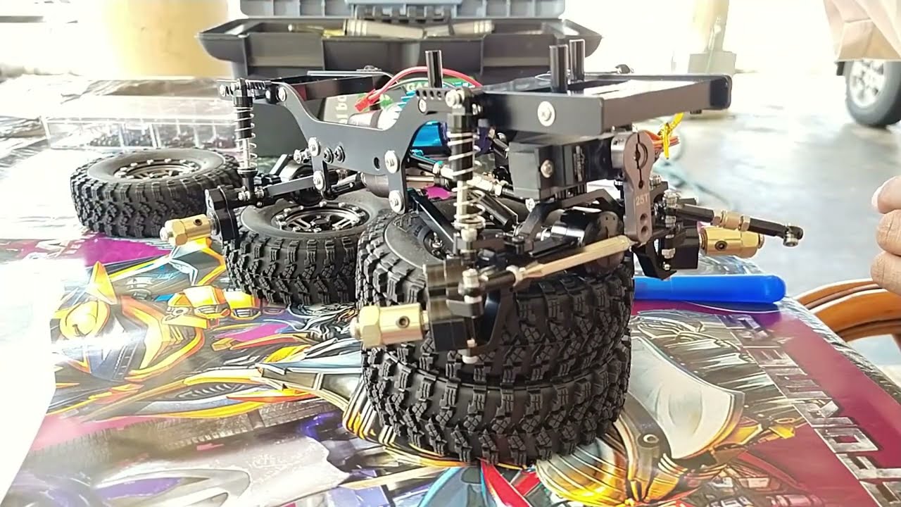 How to Install Servo Motor on 1:12 Crawler RC