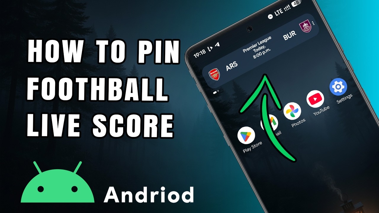 How to Pin Live Football Scores on Android Home Screen (2026 Tutorial)