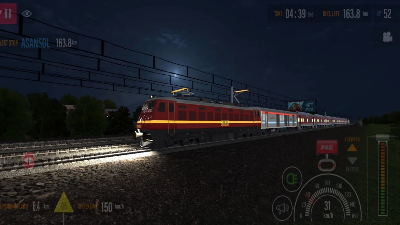 HOWRAH TO ASANSOL TRAIN JOURNEY|RAJDHANI EXPRESS|12331/HIMGIRI EXPRESS (PT) INDIAN TRAIN SIM 2023