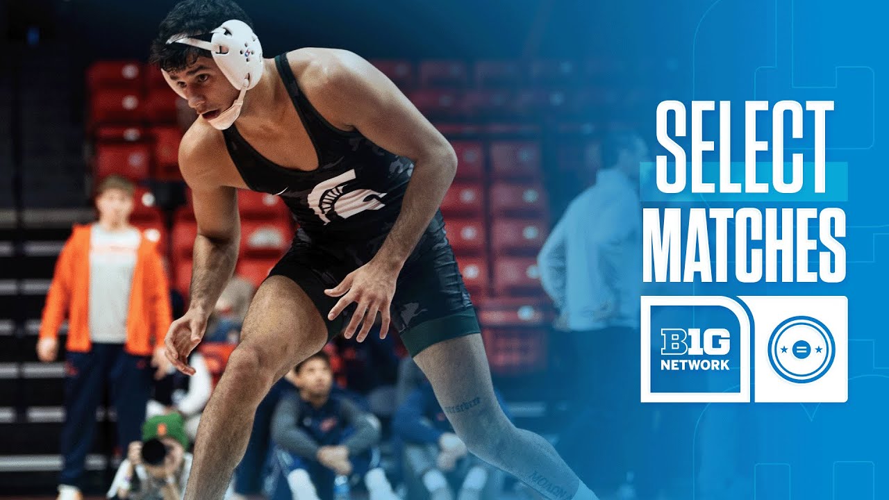 Select Matches: C. Michigan at Michigan State | Big Ten Wrestling | Feb. 23, 2024