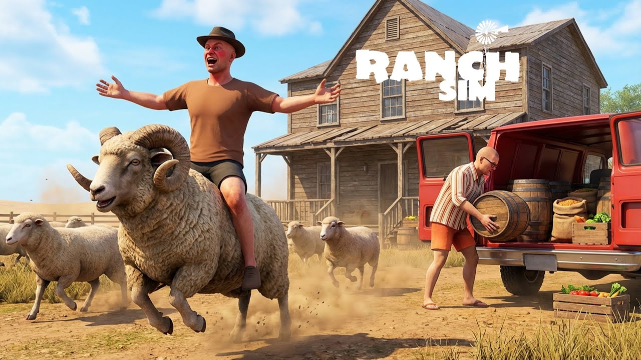 CEA MAI BUNA IDEE! Ranch Simulator Multiplayer