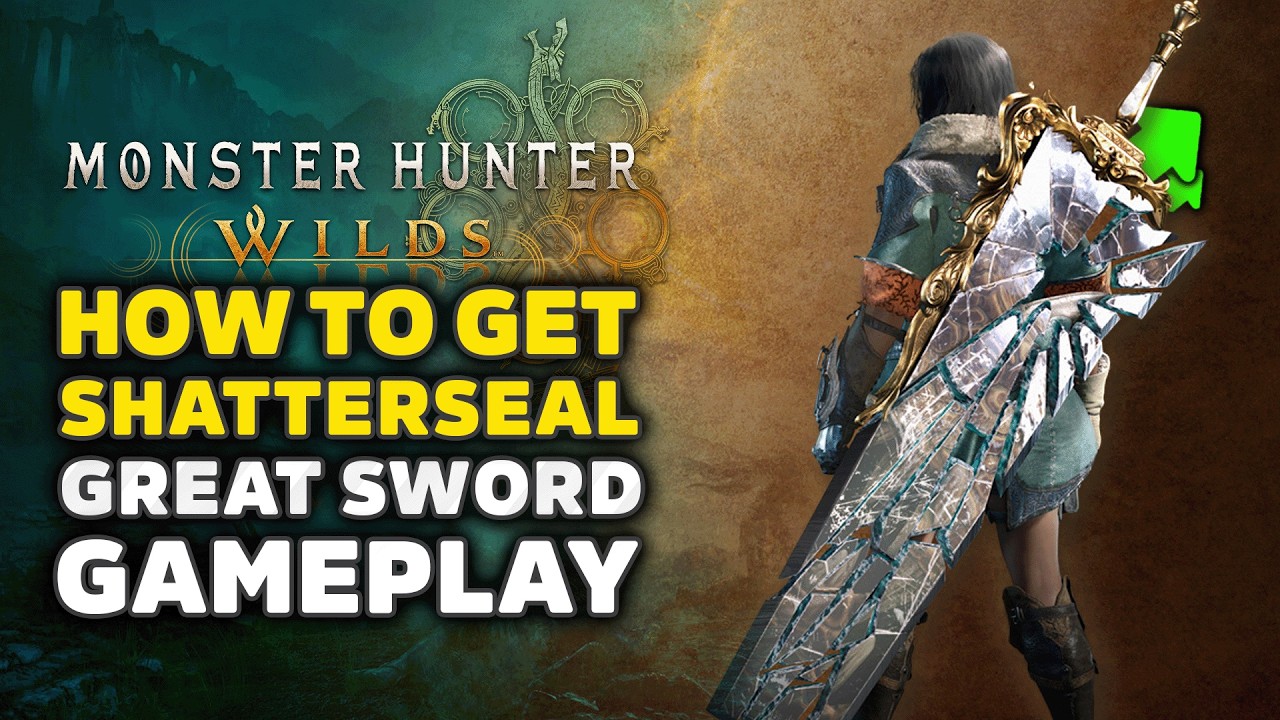 Monster Hunter Wilds Update - How To Get Shatterseal Great Sword & Gameplay (AT Arkveld Update)