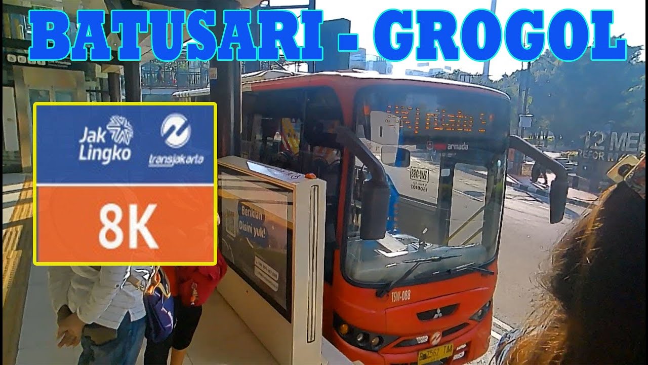 Jalan-jalan keliling Jakarta dengan Minitrans || 8K Grogol-Batusari