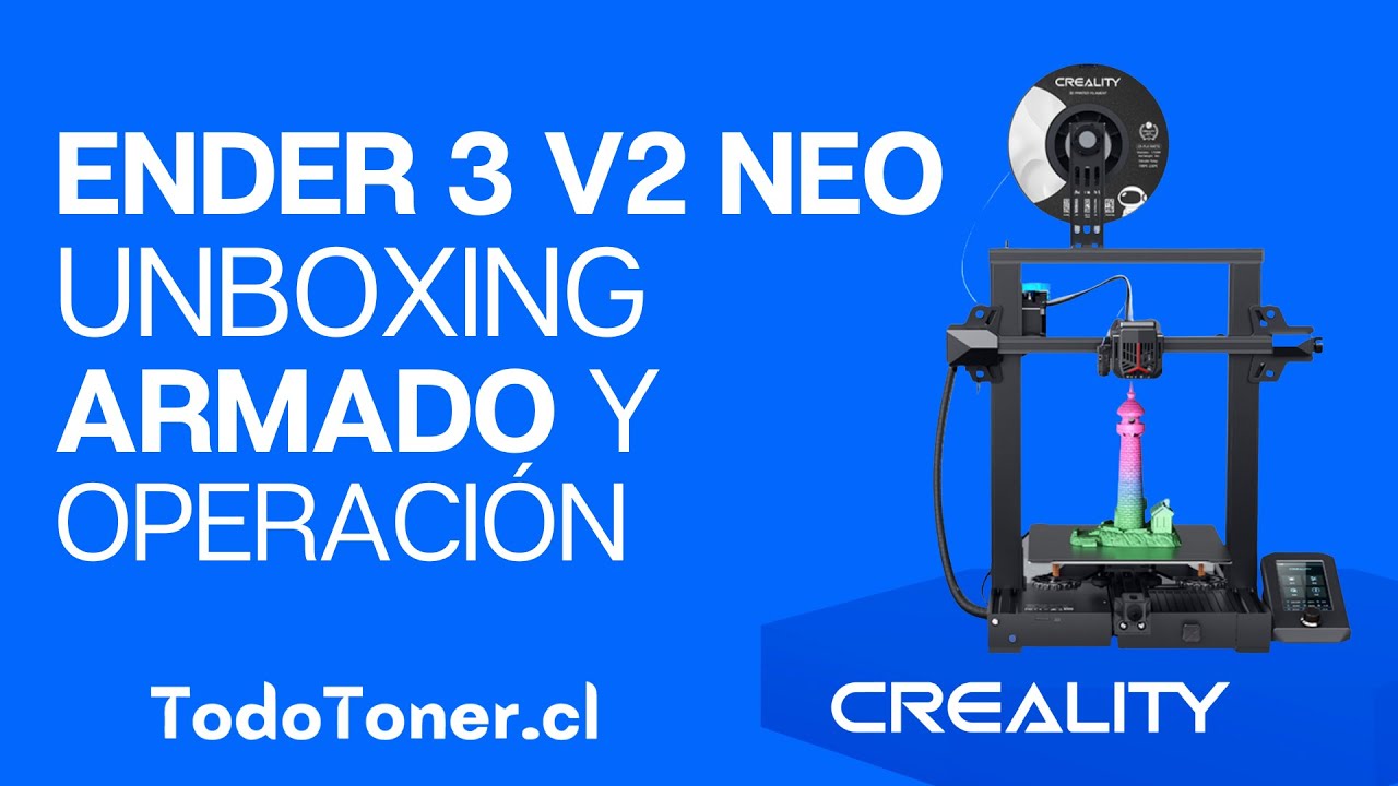 ENDER 3 V2 NEO Creality 😎 - Armado - Tutorial - Montaje - Unboxing 🛠