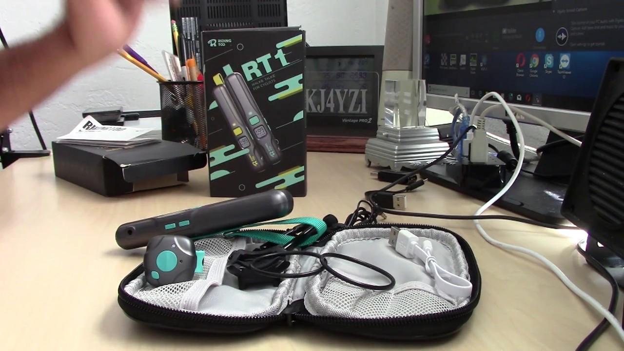 FRS Walkie Talkies For Cyclists, Outdoors And More, Ridingtoo RT1 Family Radio Service