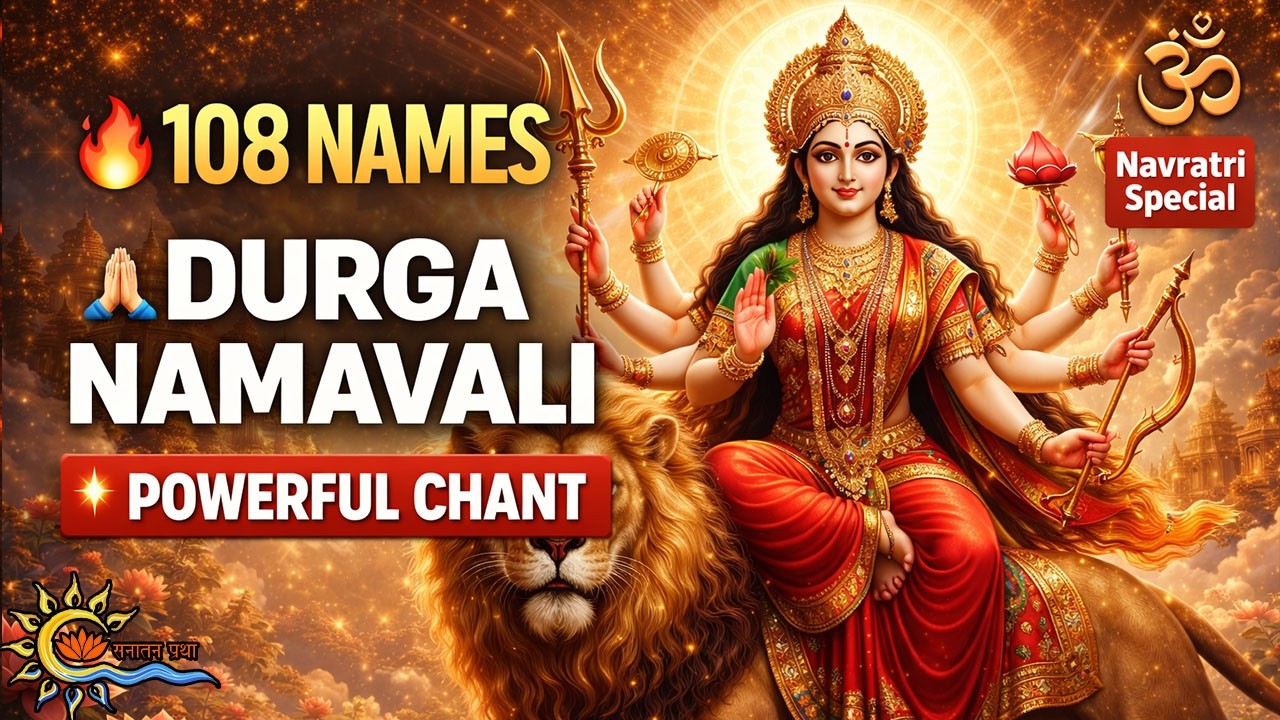 Durga Devi 108 Names | दुर्गा माता नामावली | Powerful Chanting for Peace
