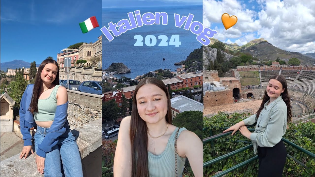 Wir reisen nach Italien✈️❤️🇮🇹 Urlaubsvlog in Taormina 2024🎀