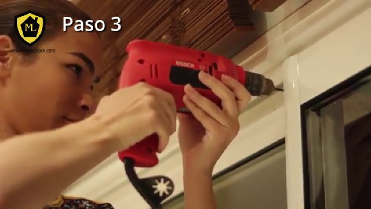 Instalación bloqueo de ventanas correderas Magnetolock PowerBlock