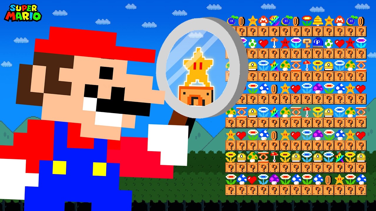 Super Mario Bros. When Mario Becomes GIANT and Enemies Turn TINY!