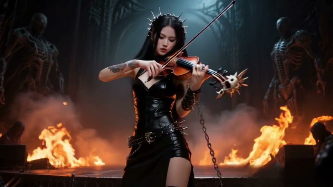🎻🔥 1 Hour Epic Violin Metal | Powerful Instrumental  & Metal Fusion for Workout, Gaming & Focus!! 🎸⚡