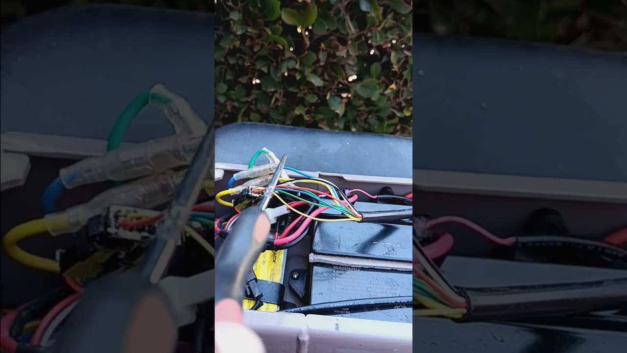 Razor C35 Flat Tire and Hall Sensor Wire Repair