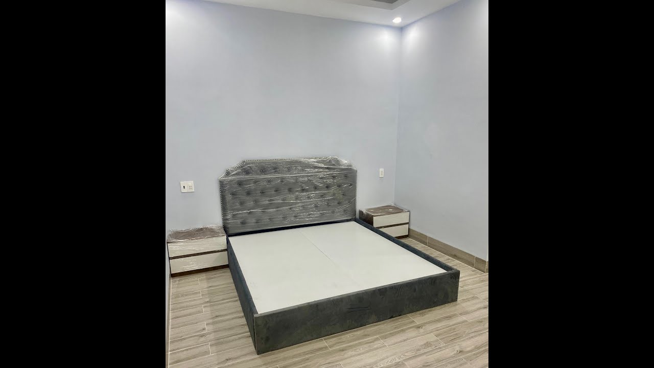 Hướng dẫn lắp đặt Giường Bọc Nệm cao cấp giá cực rẻ- Nội Thất Gia Linh