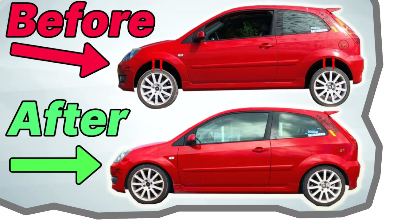 Installing LOWERING SPRINGS to Ford Fiesta ST150