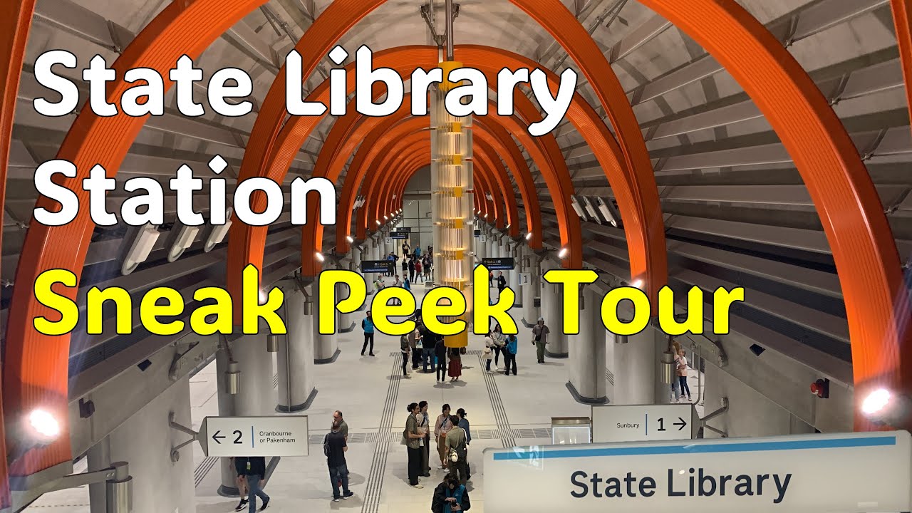 State Library Station Sneak Peek Tour | Exploring Melbourne's Metro Tunnel
