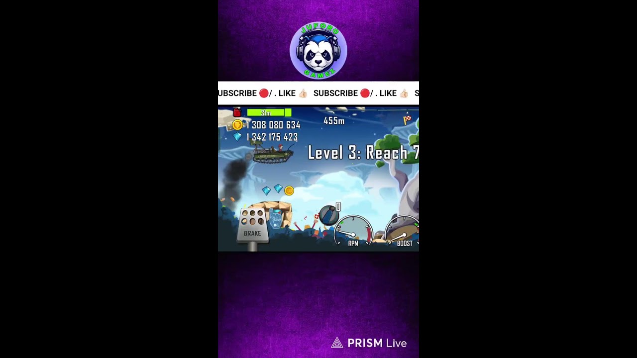 HILL CLIMB RACING 🏎️🚆🤩 || 🔴 LIVE Hill climb game 🎯🎮 || #shortlive #livegames