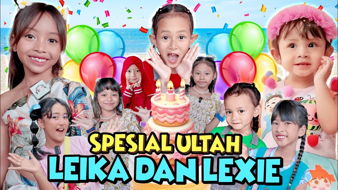 MOMEN SPESIAL QAIREEN KIRANA DI ULTAH LEIKA DAN LEXIE 😍KOMPILASI VIDEO #1 