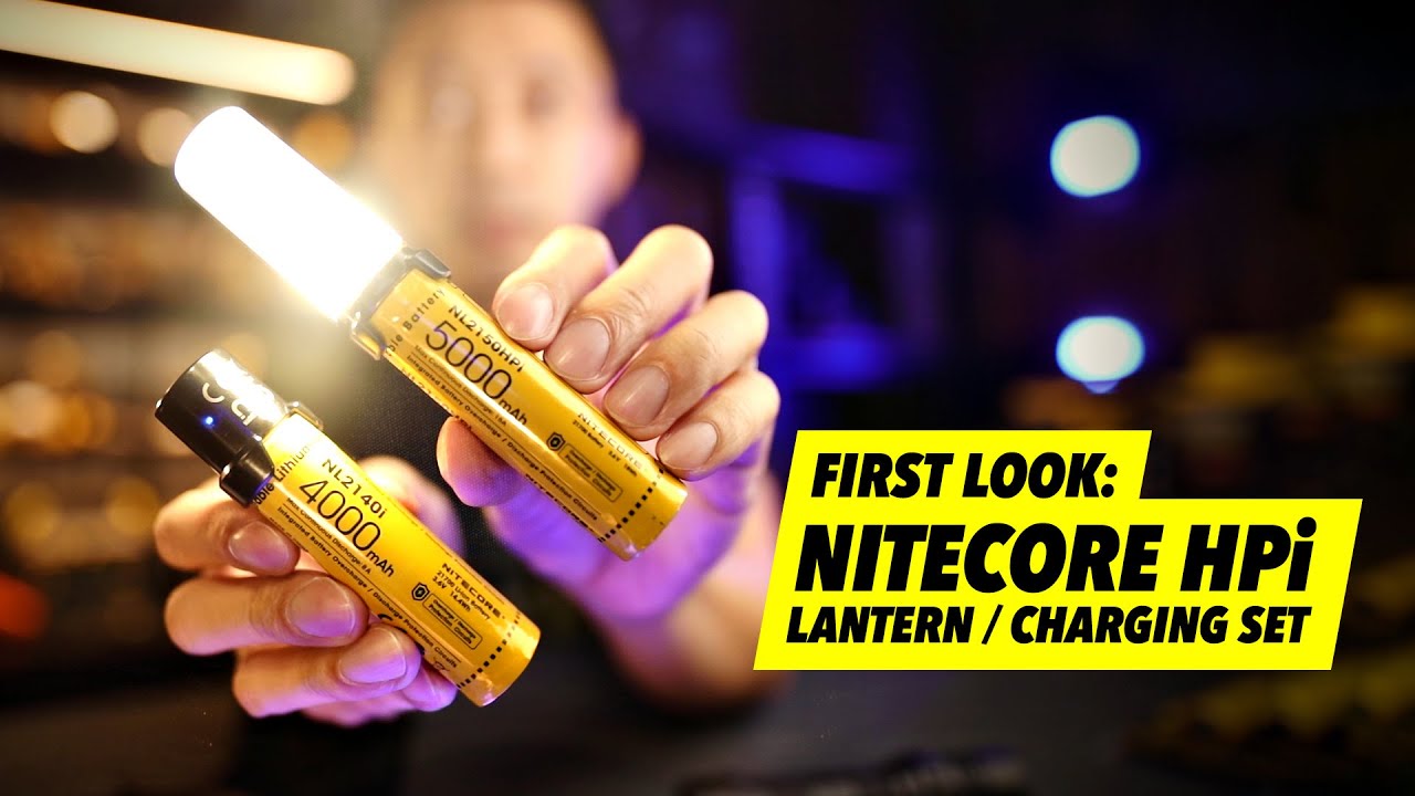 One of these = 12 AA batteries! 21700 HPi Lantern / Charging Kit First Look!