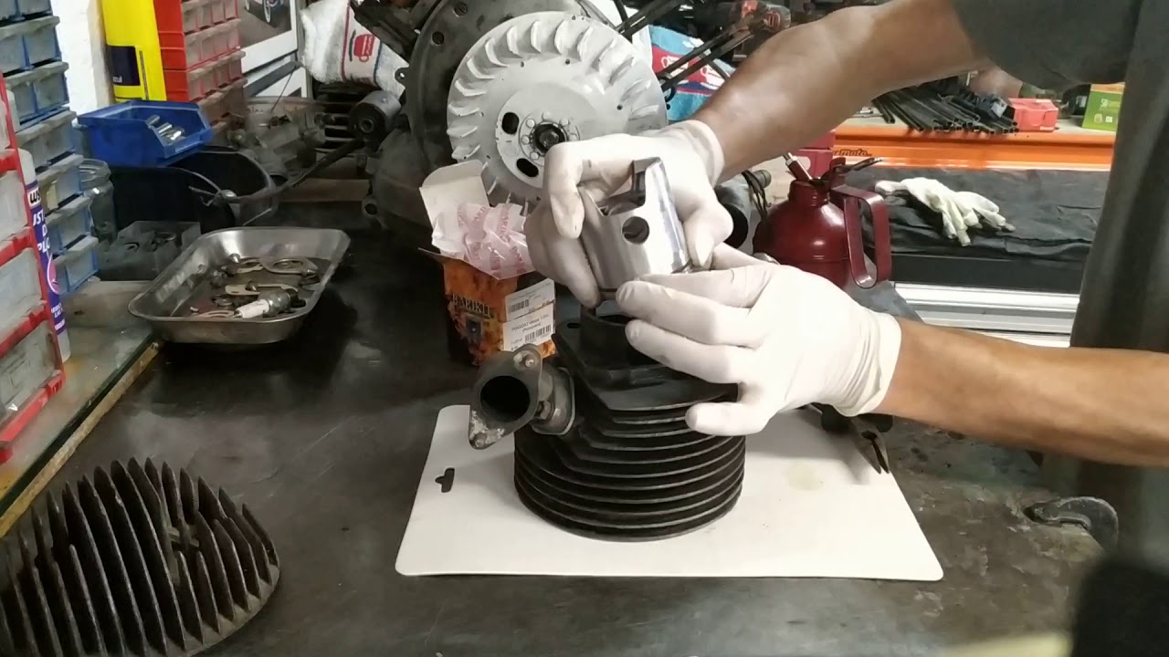 Cómo montar un cilindro de Vespa primavera. 1°parte