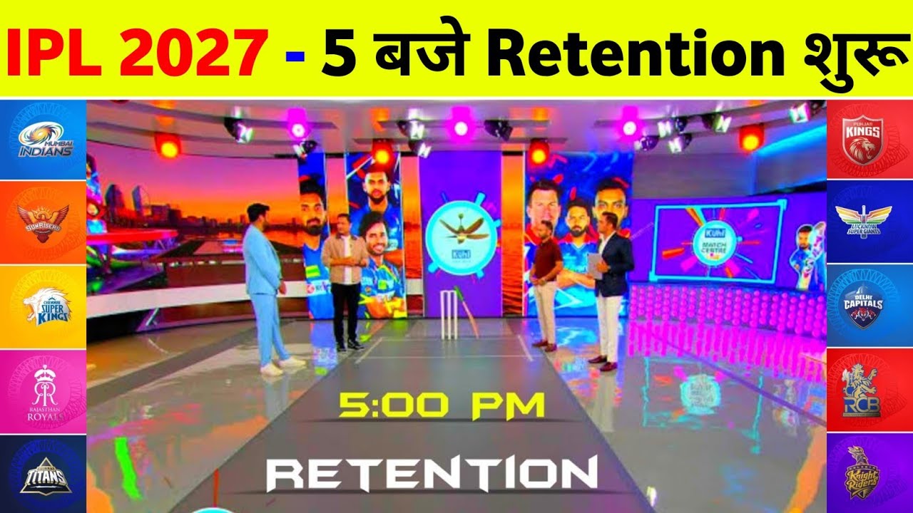 IPL 2027 Player Retention Date - All Details (Retention Rules, Auction Date & Timing)