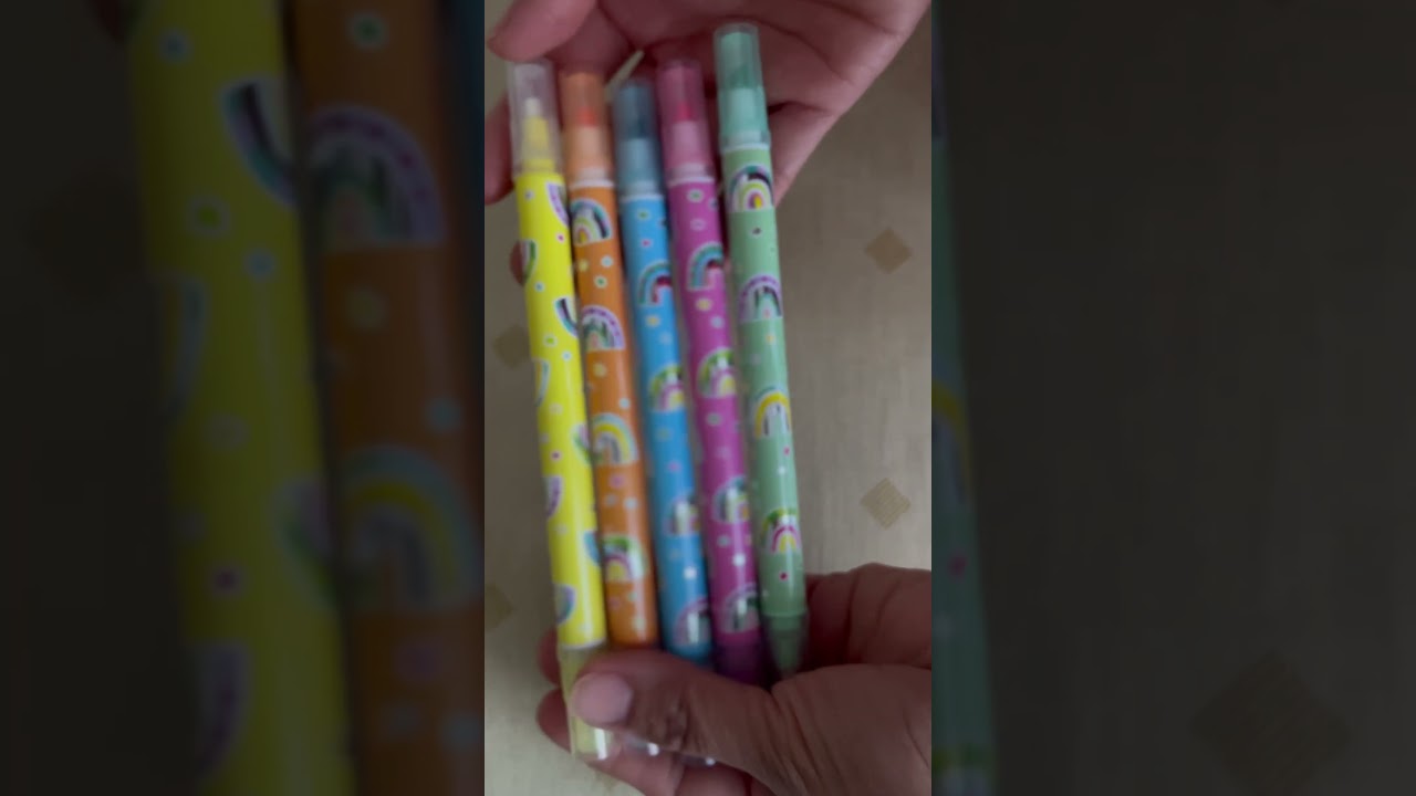Rainbow highlighter set 🌈 #nice #shorts