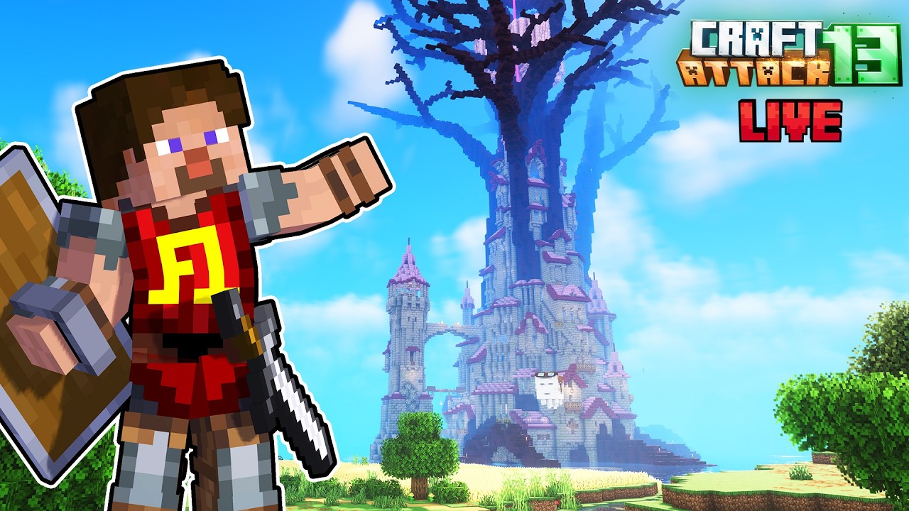 🔴Budowanie i czatowanie w Minecraft - Craft Attack 13