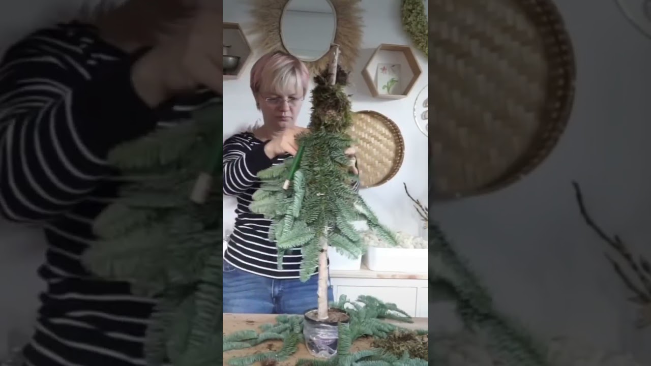 #weihnachtsdeko #zipfeltanne Wer mit Beton arbeitet, sollte seine H&auml;nde und Atemwegen sch&uuml;tzen!