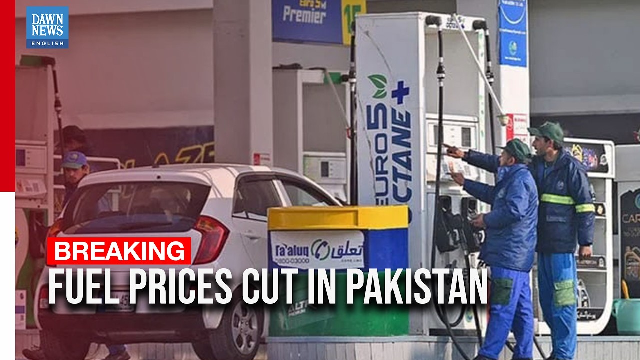Pakistan Govt Reduces Petrol by Rs6 per Litre, High-speed Diesel by Rs6.8 | Dawn News English