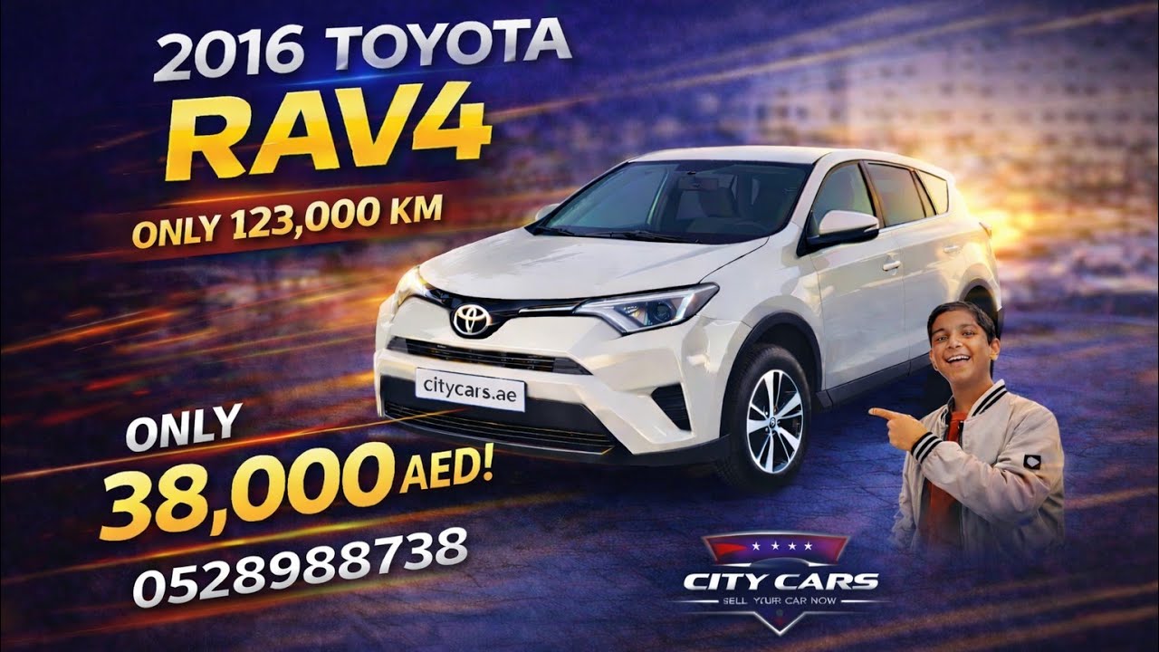 2016 Toyota Rav 4 ..only 123000 km..price 38000 AED..plz contact 0528988738